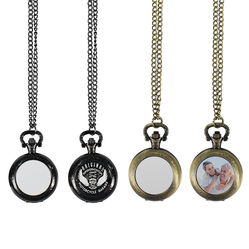 Vintage Fashion Stores - Collier pendentif montre de poche vintage