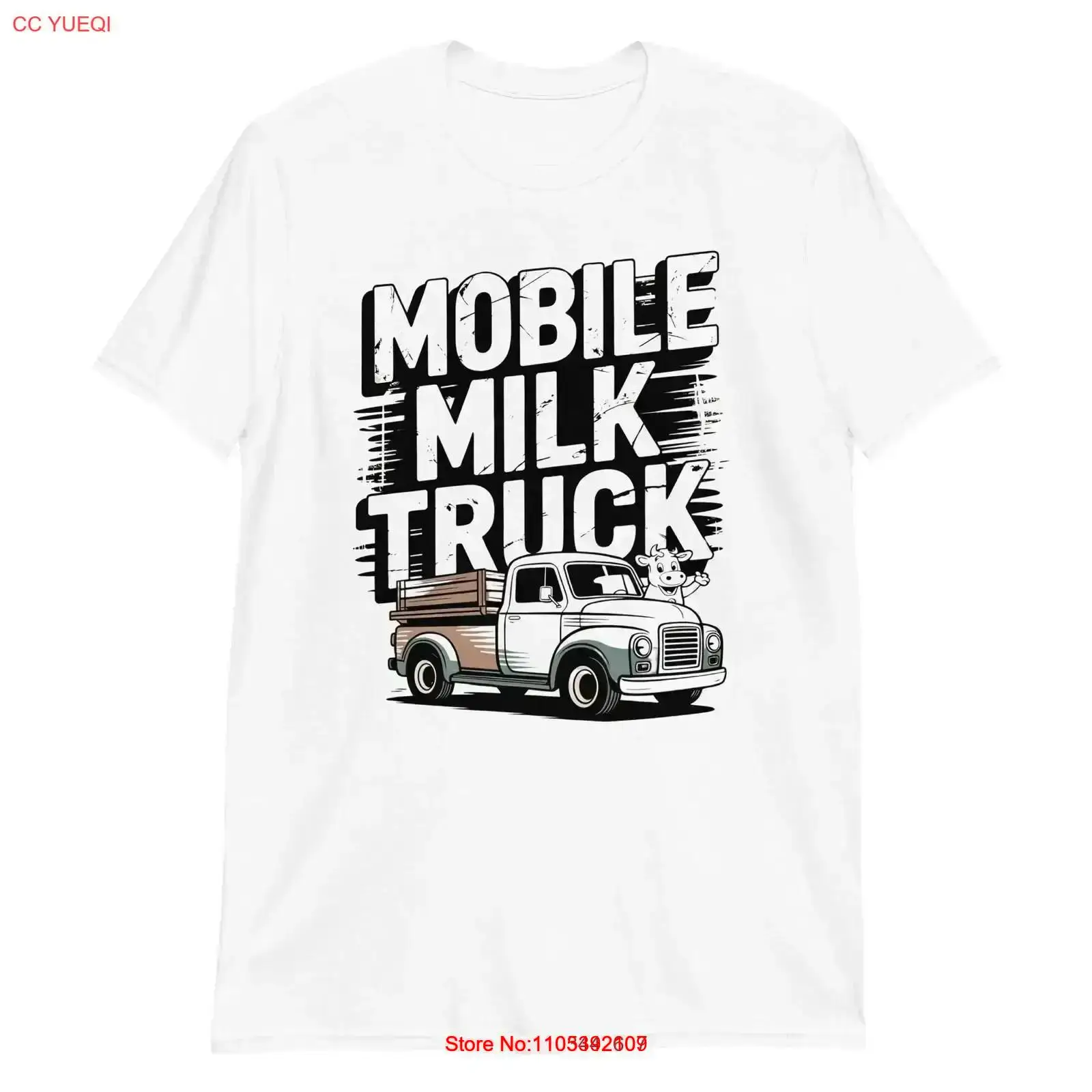Vintage Fashion Market - T-shirt Mobile Milk Truck style vintage,