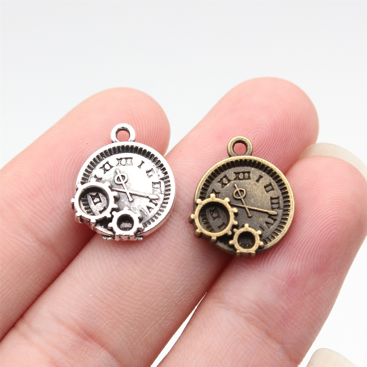 Vintage Fashion Stores - WYSIWYG – breloques d'horloge à engrenages,