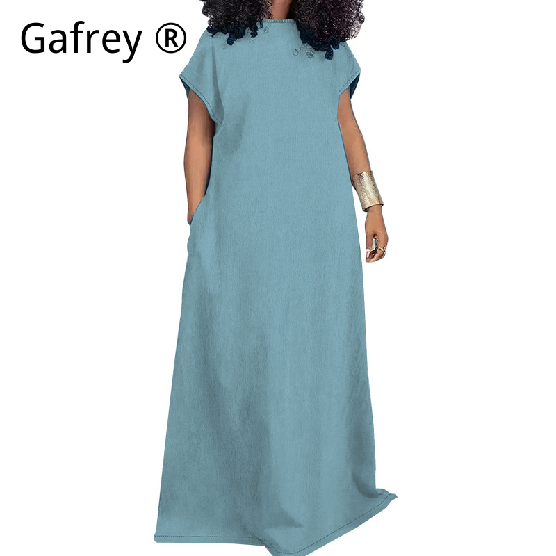 Robe longue en jean pour femme - Vintage Fashion Plus Size avis et prix