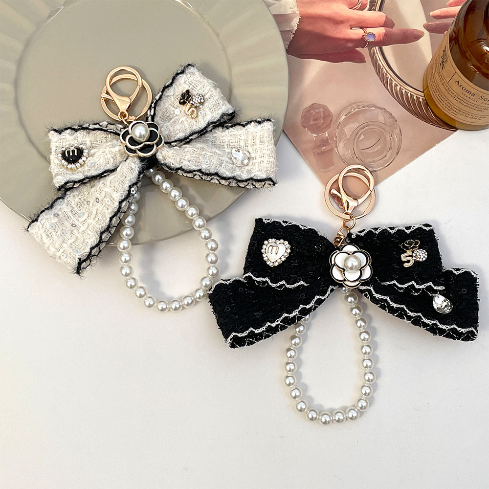 Porte-clés en tissu avec nœud  - Vintage Fashion Collection avis et prix