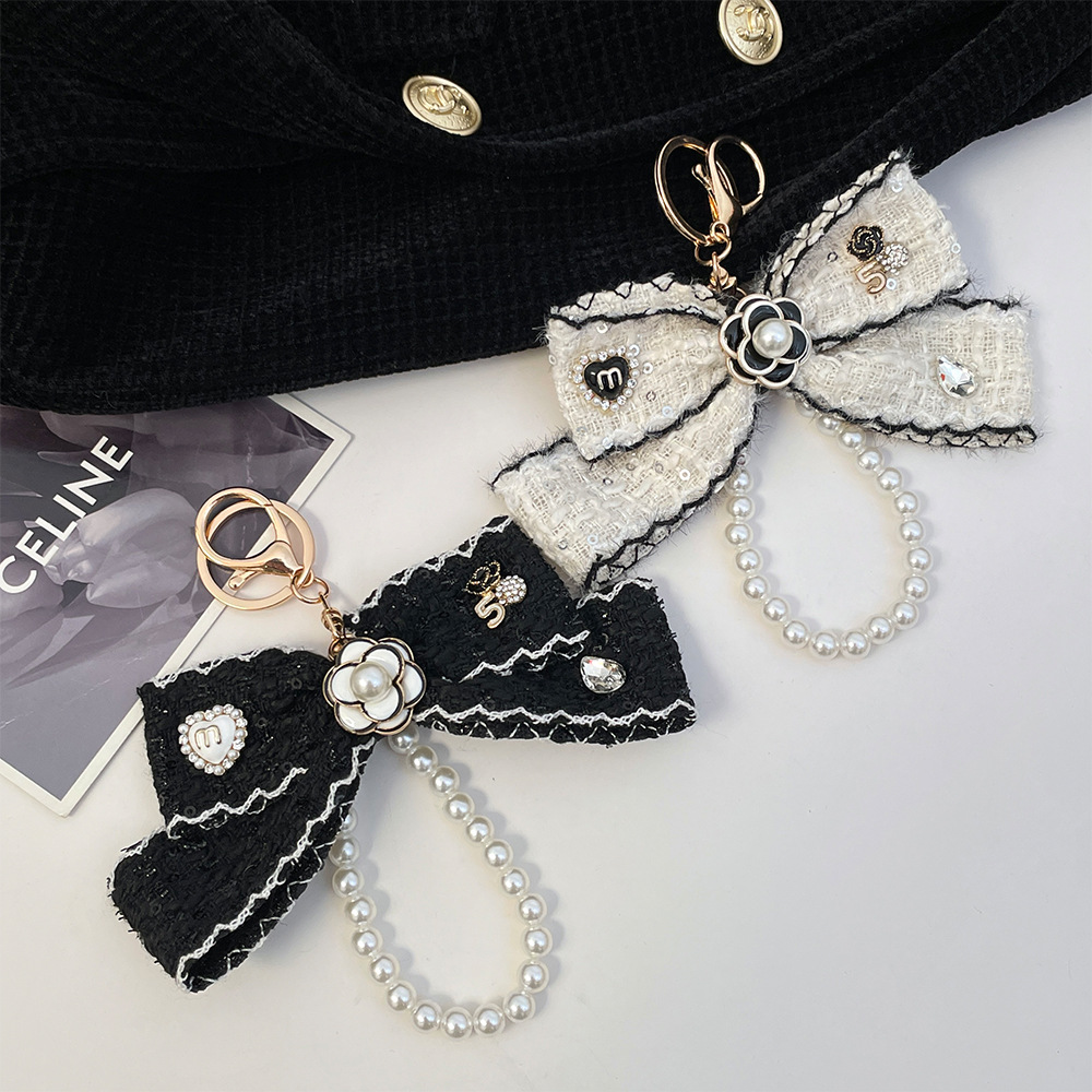 Porte-clés en tissu avec nœud  - Vintage Fashion Collection avis et prix