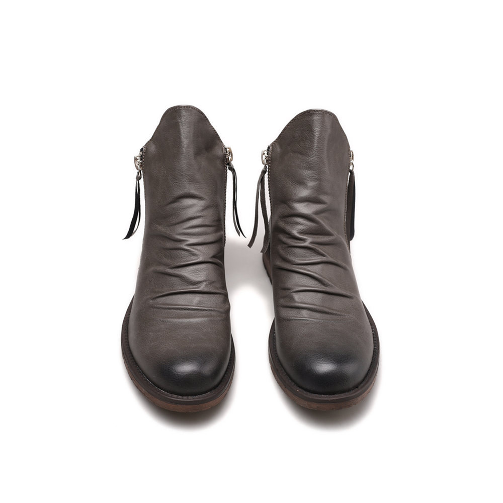 Bottes de moto vintage en cuir - Vintage Fashion Plus Size avis et prix