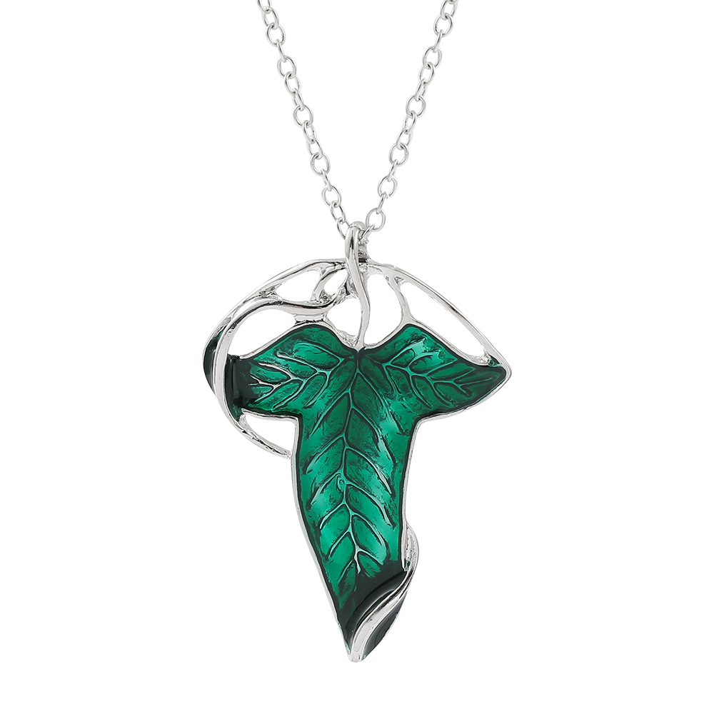 Collier pendentif feuille vert - Vintage Fashion Stores avis et prix