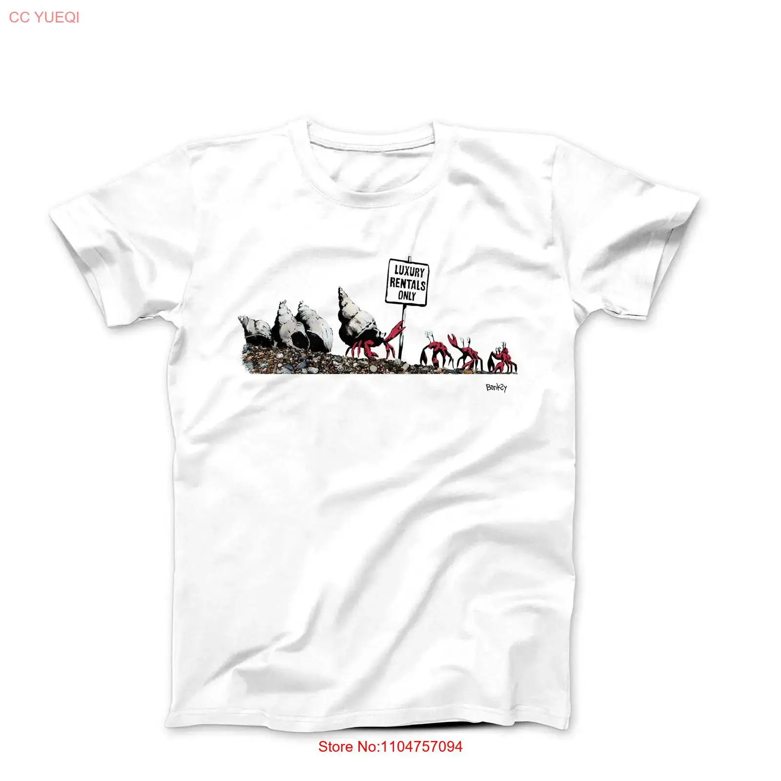 T-shirt Banksy Luxury Rentals  - Vintage Fashion Rental avis et prix