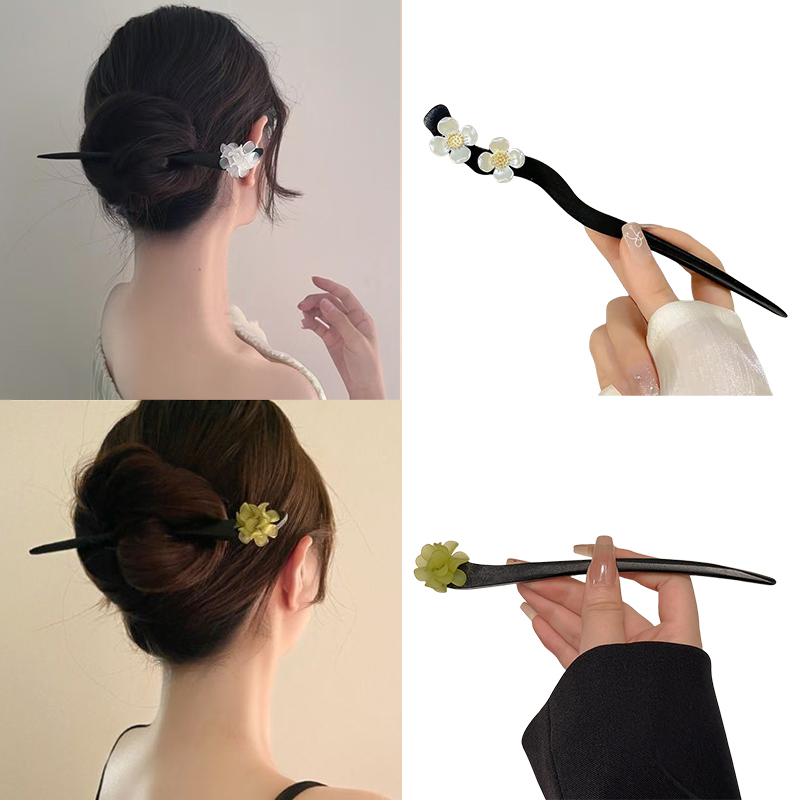 Bâtons de cheveux en bois de S - Vintage Fashion Stores avis et prix