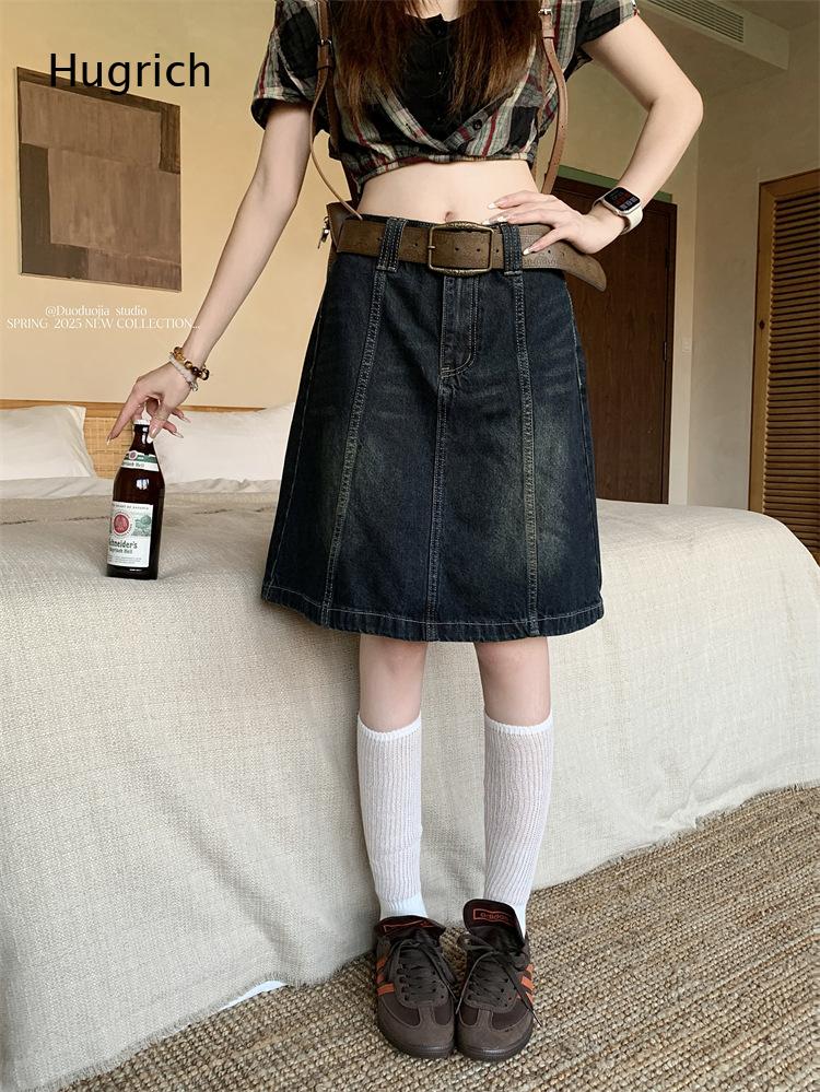 Jupe midi en jean vintage stre - Denim Skirt Midi Vintage avis et prix