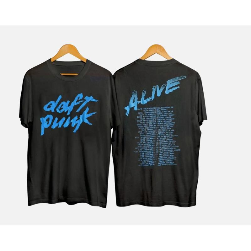 T-shirt vintage RARE Daft Punk - Vintage Fashion T Shirts avis et prix