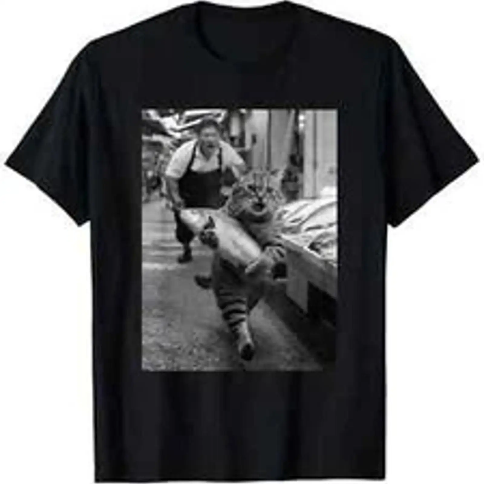 T-shirt Meme « Chat drôle qui  - Vintage Fashion Market avis et prix